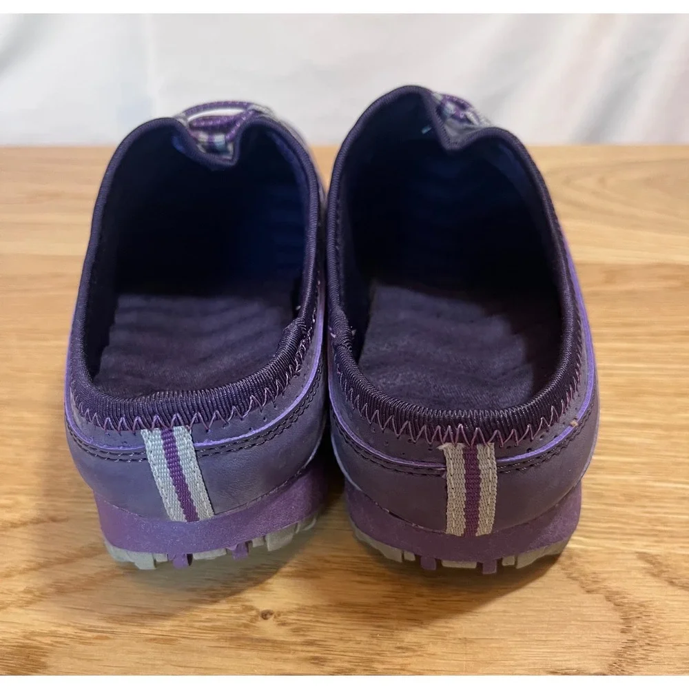 Vintage Avon Walk Sneakers Size Womens 8 Purple Bungee Slip On Gorpcore